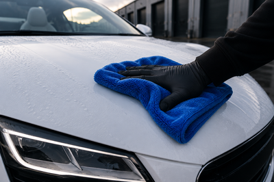 Wipe with plush cloth